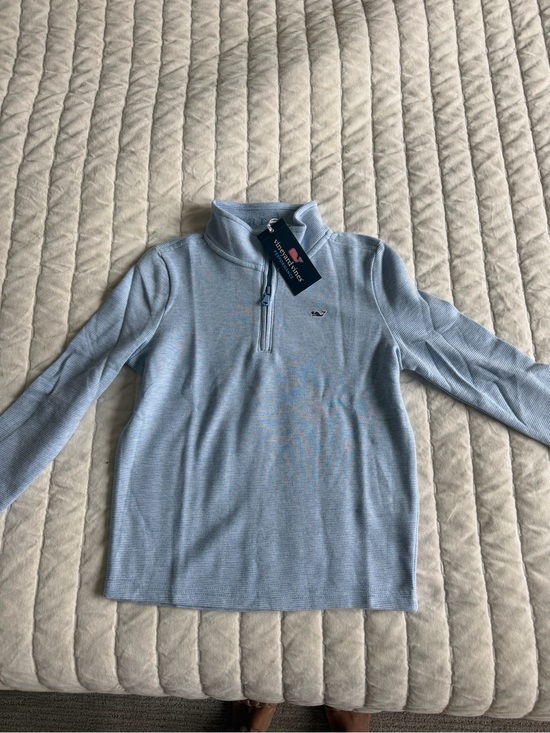 Vineyard Vines Other - Vineyard Vines Light Blue Quarter-Zip Sweater - Boys Size 7